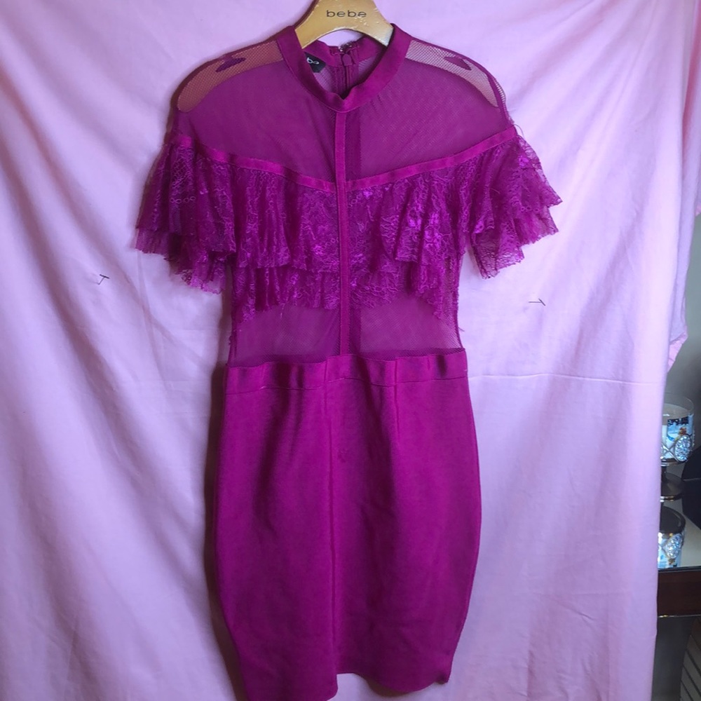 Bebe fuchsia dress